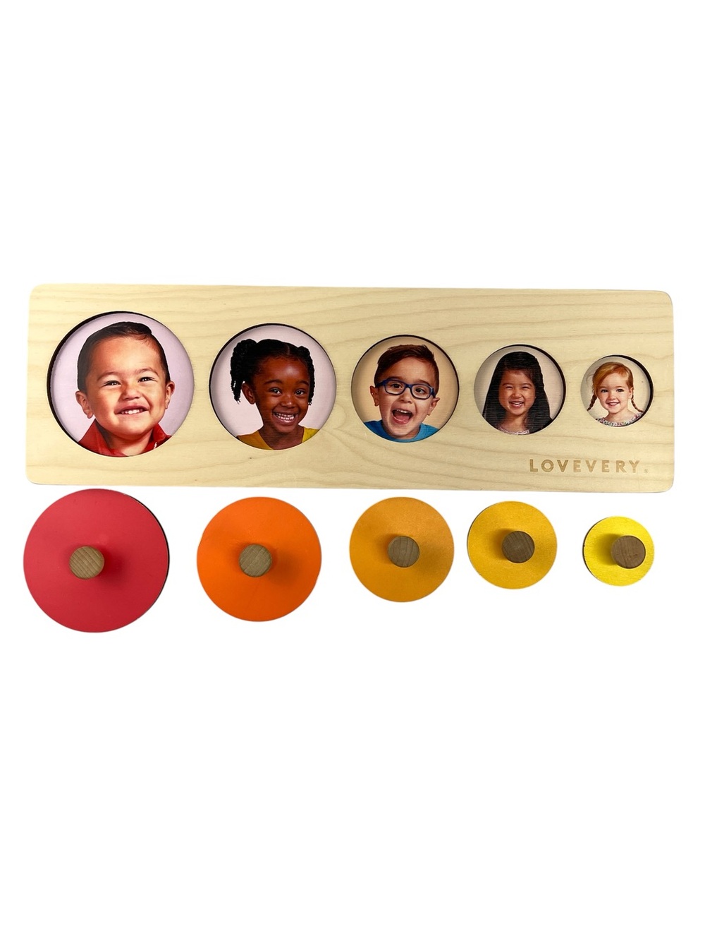 Lovevery Circle of Friends Wooden Montessori Inspired Puzzle